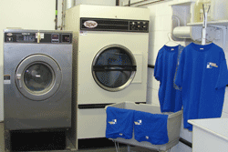 We launder reusable cleaning articles